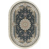 Иранский ковер Shahname 1500 141 Синий овал